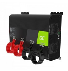 Green Cell INVGC11 power adapter/inverter Auto 2000 W Black