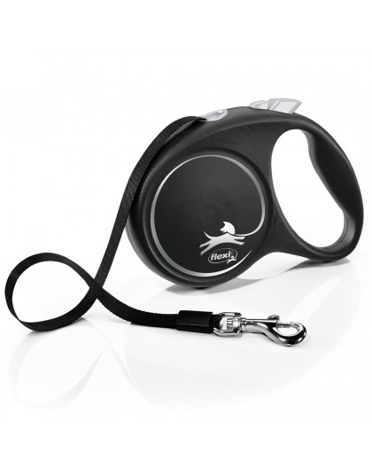 Flexi Black Design L 5 m Dog Retractable lead