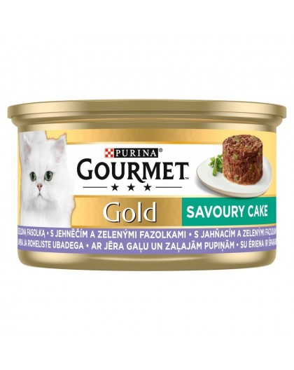 GOURMET GOLD - Savoury Cake with Lamb and Green Beans 85g