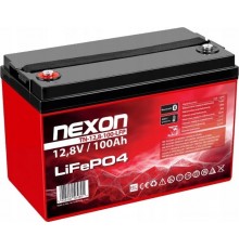 NEXON АКБ LIFEPO4 100AH 12.8V, BLUETOOTH (ПРИЛОЖЕНИЕ) И СТЕЛКА С НАГРЕВОМ