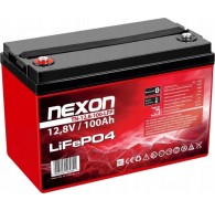 NEXON LIFEPO4 BATTERY 100AH 12.8V, BLUETOOTH (APP) AND HEATING MAT