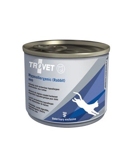 TROVET Hypoallergenic RRD with rabbit - wet cat food - 200g