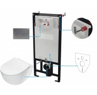 6-in-1 concealed toilet set