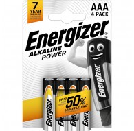 ENERGIZER BATTERY ALKALINE POWER AAA LR03 4 PIECES