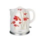 Электрический чайник Feel-Maestro MR-066-RED FLOWERS 1.5 л 1200 Вт Красный, Белый
