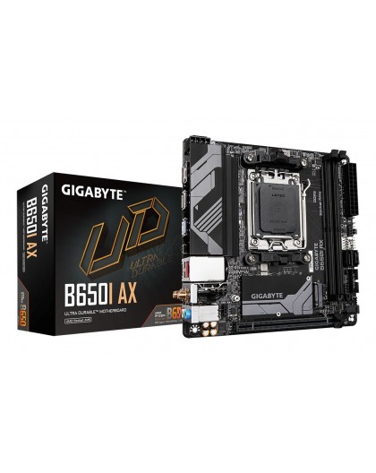 Gigabyte B650I AX 1.0 Processor family AMD Processor socket AM5 DDR5 DIMM Supported hard disk drive interfaces SATA, M.2 Number 