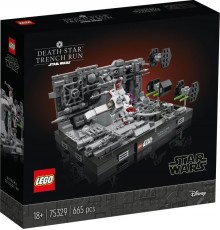 LEGO STAR WARS 75329 DIORAMA: DEATH STAR TRENCH RUN