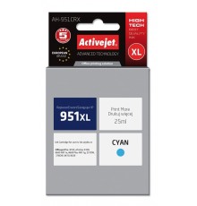 Activejet AH-951CRX Ink (replacement for HP 951XL CN046AE Premium 25 ml cyan)