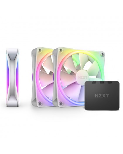 NZXT F120 RGB DUO Triple Pack Computer case Fan 12 cm White 3 pc(s)