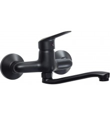 Wall-mounted washbasin mixer