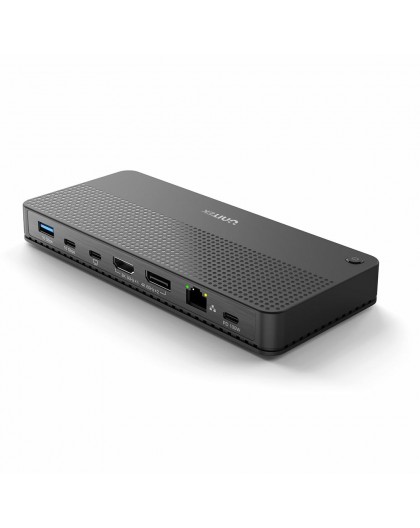 UNITEK D1079A laptop dock/port replicator Wired USB4 Black