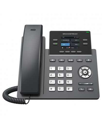 Grandstream Networks GRP2612G IP phone Black 4 lines LCD