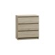 Topeshop M3 SONOMA chest of drawers