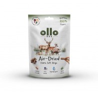 OLLO Air-Dried Game strips - dog treat - 80g