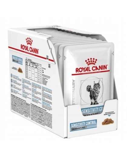ROYAL CANIN Sensitivity Control Chicken Gravy - wet cat food - 12 x 85g