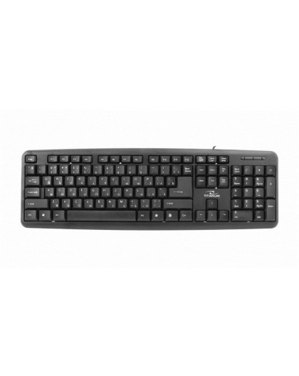 Esperanza TKR101 keyboard Office USB QWERTY English, Russian Black