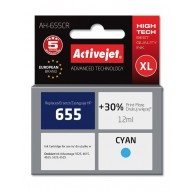 Activejet AH-655CR Ink (replacement for HP 655 CZ110AE Premium 12 ml cyan)
