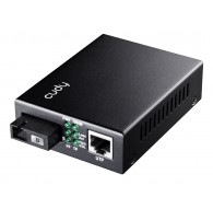 Cudy MC100GSB-60B network media converter 1000 Mbit/s Multi-mode, Single-mode Black