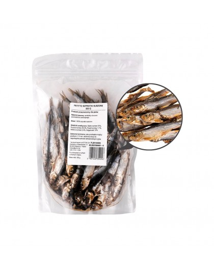 PETITTO Dried sprats - dog treat - 500g