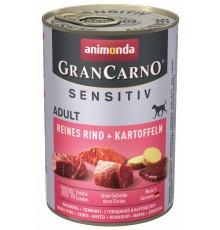 ANIMONDA GranCarno Adult Sensitiv Beef with potatoes - wet dog food - 400g