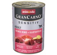 ANIMONDA GranCarno Adult Sensitiv Beef with potatoes - wet dog food - 400g