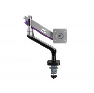 Ergo Office ER-436 monitor mount, premium, with gas spring, double arm 17"-32", 9 kg