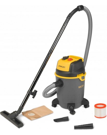 Stanley SXVC20PTE Industrial Vacuum Cleaner Black, Yellow 1200 W