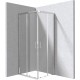 Rectangular shower enclosure 80x90 cm