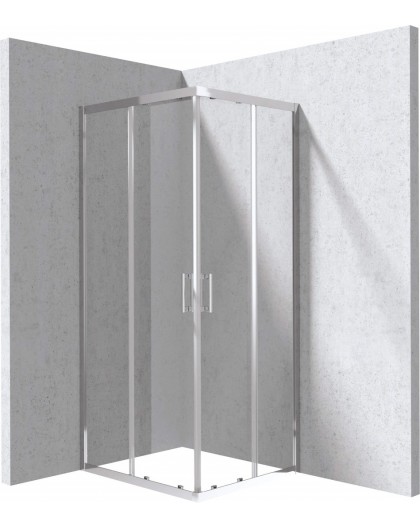Rectangular shower enclosure 80x90 cm