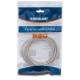 Intellinet Network Patch Cable, Cat5e, 3m, Grey, CCA, U/UTP, PVC, RJ45, Gold Plated Contacts, Snagless, Booted, Lifetime Warrant