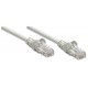 Intellinet Network Patch Cable, Cat5e, 3m, Grey, CCA, U/UTP, PVC, RJ45, Gold Plated Contacts, Snagless, Booted, Lifetime Warrant