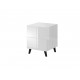 Cama bedside table REJA white gloss/white gloss