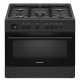 Ravanson KWGE-K90 Cheff Modern Black gas and electric cooker (black)