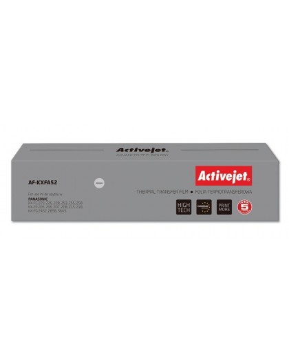 Activejet AF-KXFA52 Copy Film (Replacement for Panasonic KX-FA52 Supreme black)