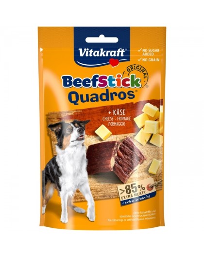 VITAKRAFT Beef Stick Quadros Cheese - dog treat - 70 g
