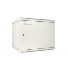 Extralink Rackmount cabinet 9U 600x600 ASP Gray wall mounted, metal door