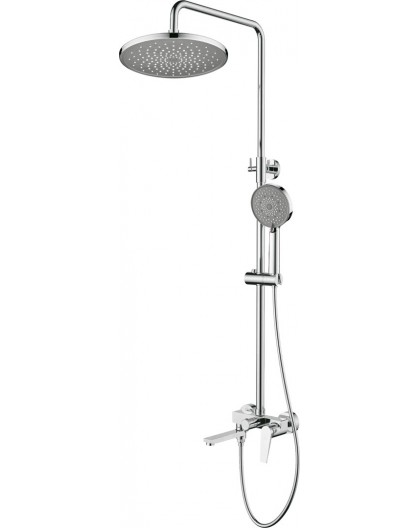 Shower system with mixing valve