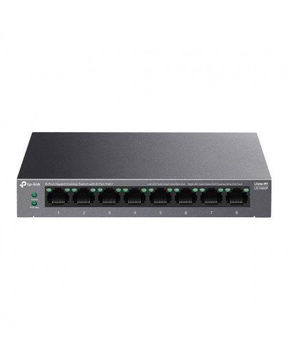 TP-Link LiteWave 8-Port Gigabit Desktop Switch with 8-Port PoE+