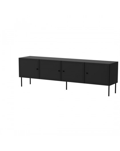 Cama 4D RTV cabinet PALAZZO BIS 201x40x60 black matt
