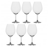 LA PORCELLANA BIANCA NOVELLO Set of 6 burgundy wine glasses 710 ml