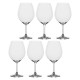 LA PORCELLANA BIANCA NOVELLO Set of 6 burgundy wine glasses 710 ml