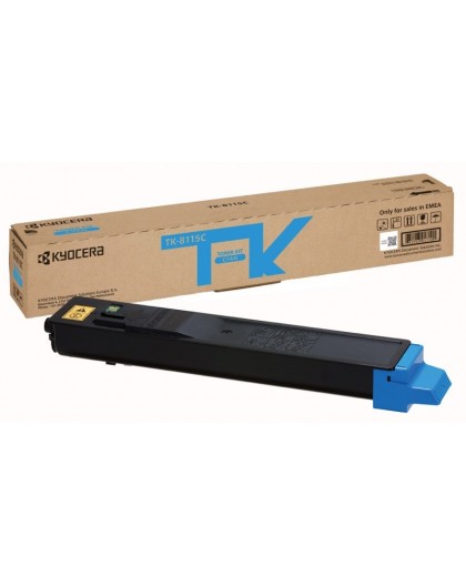 KYOCERA Toner TK-8115C 1T02P3CNL0 Cyan Original