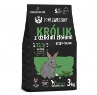 PAKA ZWIERZAKA Puppy Rabbit with wild herbs S - dry dog food - 3kg
