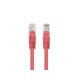 Fluke Passed Lanberg patchcord cat.6 UTP 0.25 m red 10-pack