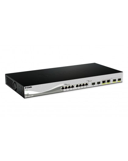 D-Link DXS-1210-12SC/E network switch Managed L2 10G Ethernet (100/1000/10000) 1U Black, Silver
