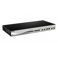 D-Link DXS-1210-12SC/E network switch Managed L2 10G Ethernet (100/1000/10000) 1U Black, Silver