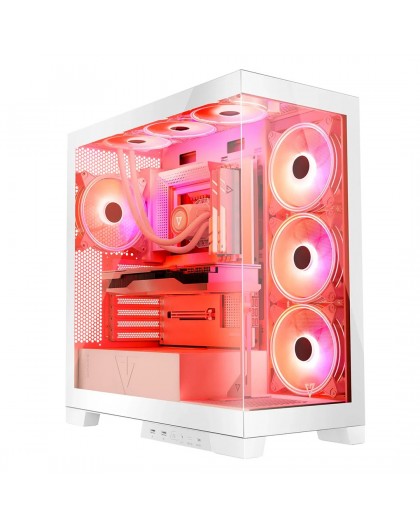 Modecom Volcano SPACE APEX ARGB MIDI Midi Tower White