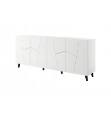 ETNA chest of drawers 200x42x82 white matt
