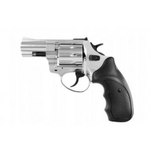 ZORAKI R1-K6L BAS alarm signal blank firing revolver, 2.5" barrel, .22 Long Blank caliber, chrome flash (R1256MNP-BAS)