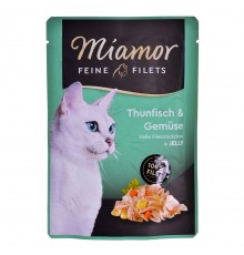Miamor cats moist food Tuna with vegetables 100 g